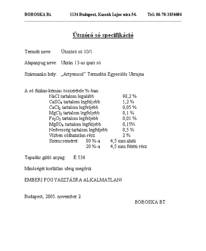 tszr s specifikci